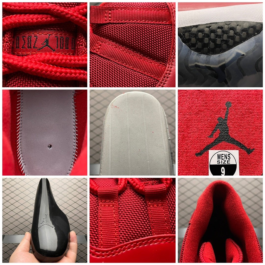 Nike Air Jordan 11 High “Win Like ’96” Red – Premium Leather Basketball Sneakers