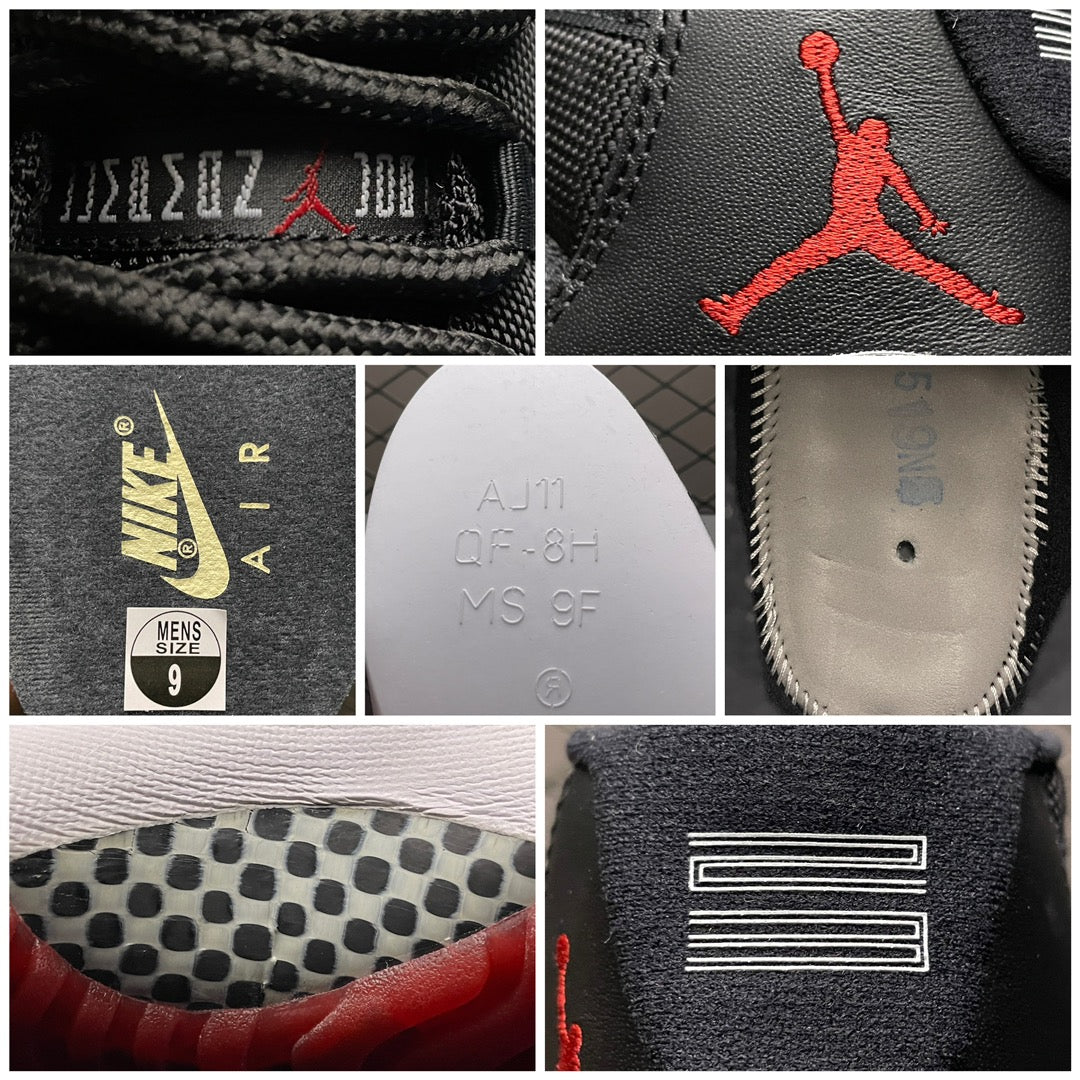 Nike Air Jordan 11 Retro "Bred" – High-Top Basketball Sneakers