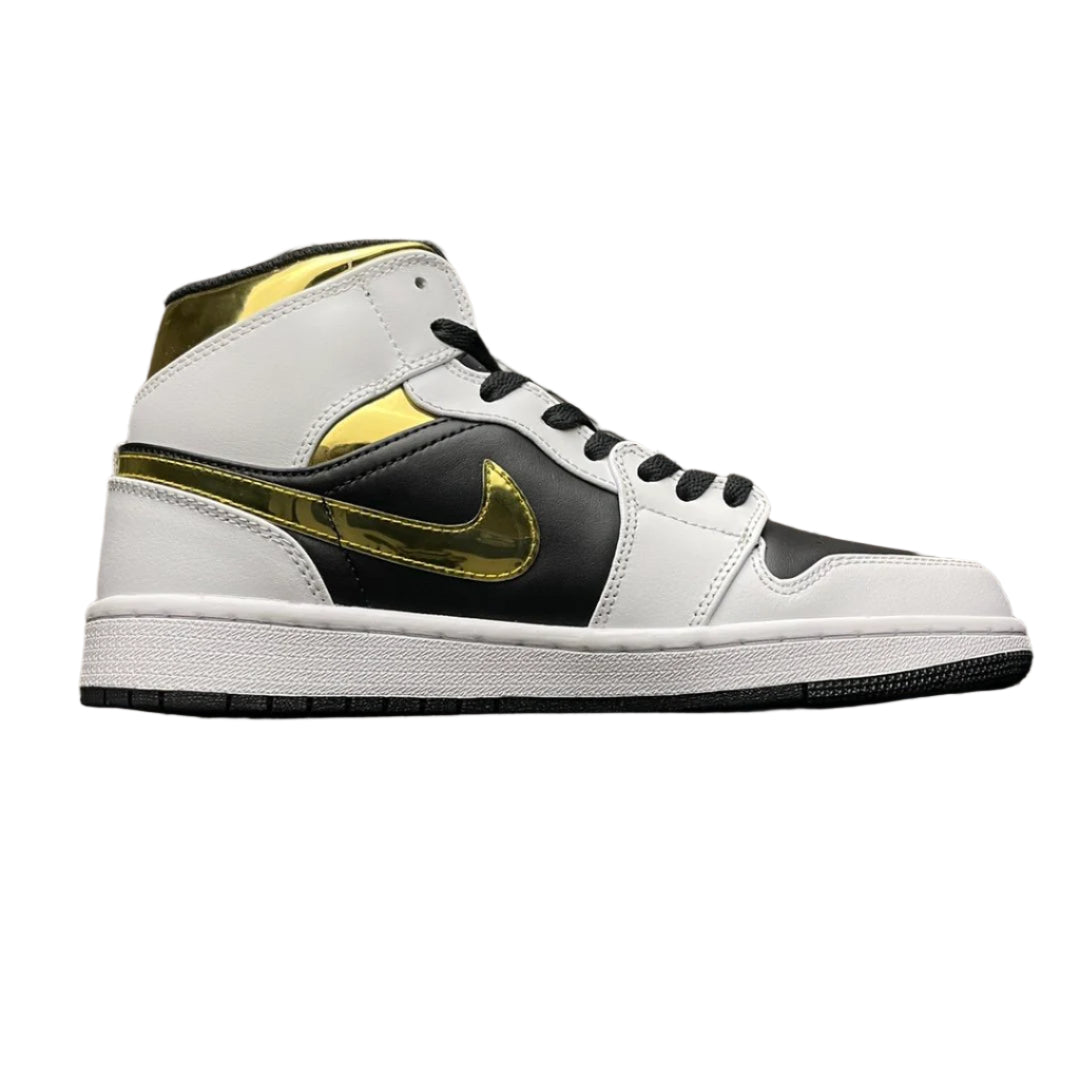 Air Jordan 1 Mid GS “White Gold”
