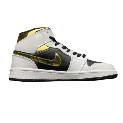 Air Jordan 1 Mid GS “White Gold”