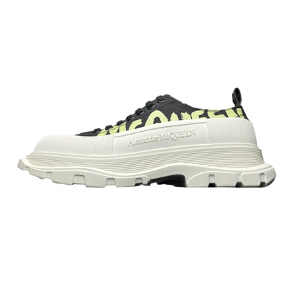 McQueen Chunky Sole Lace-Up Leather Sneakers