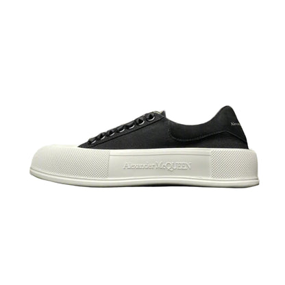 Alexander McQueen Deck Lace Plimsoll Luxury Canvas Sneaker
