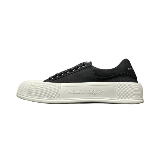 Alexander McQueen Deck Lace Plimsoll Luxury Canvas Sneaker