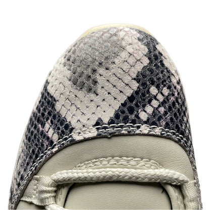 Nike Air Jordan 11 Low Light Bone – Python-Inspired Leather Basketball Shoes