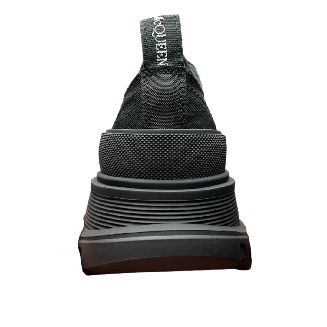 Alexander McQueen Tread Slick Low Lace Up Sneakers Black