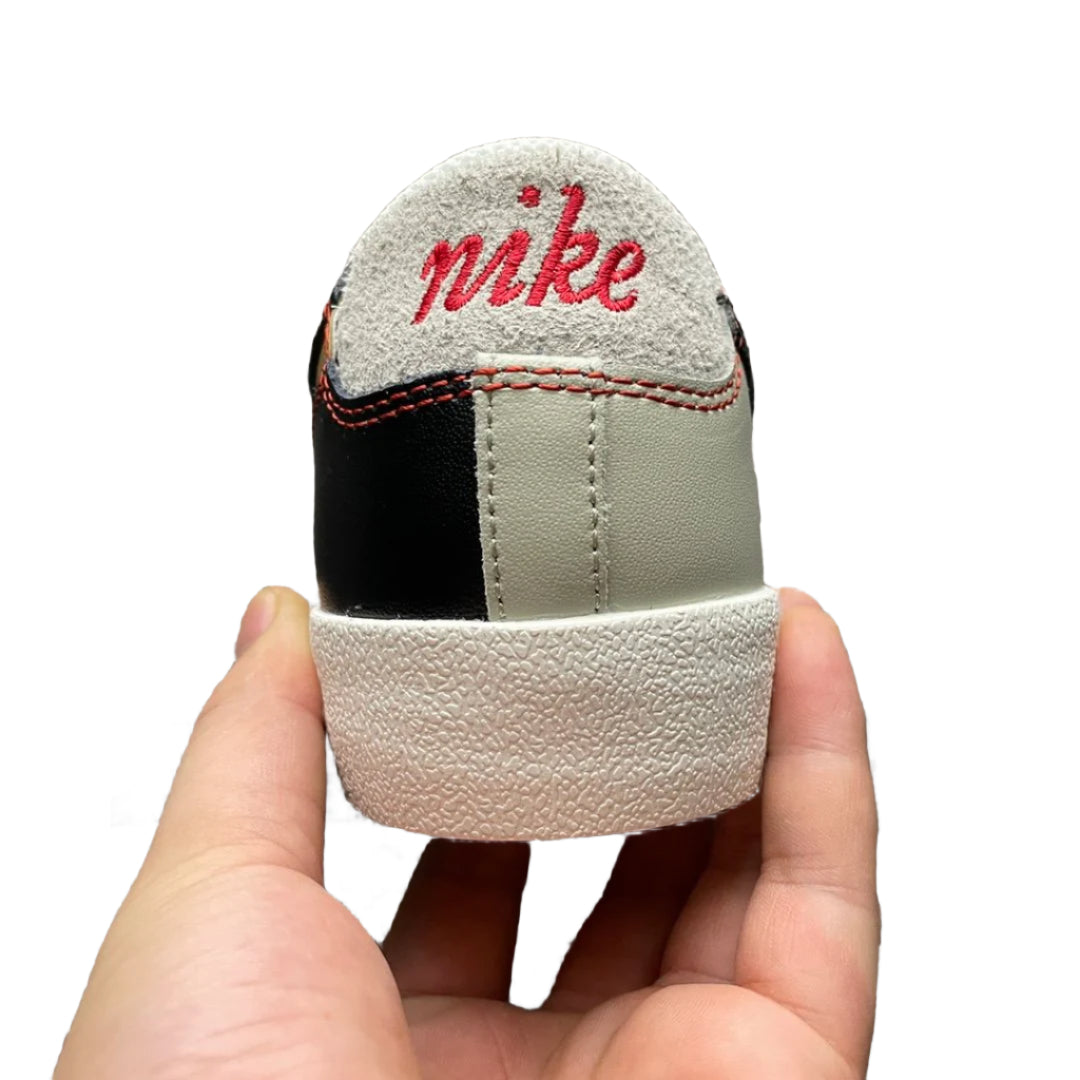 Nike Blazer Low ’77 “Black / Natural” – Removable Swoosh
