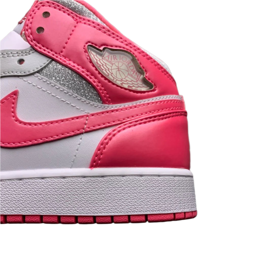 Air Jordan 1 Mid GS 'Platinum Pink White'