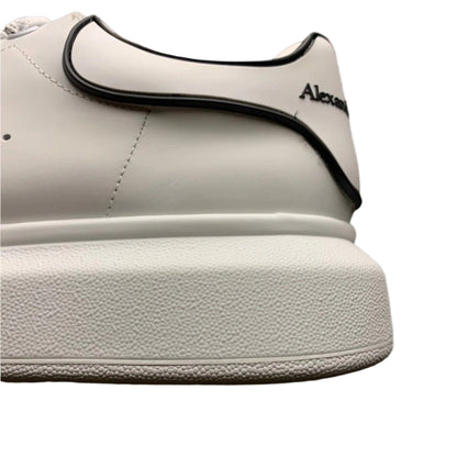 Alexander McQueen White – Black Outline Sneakers