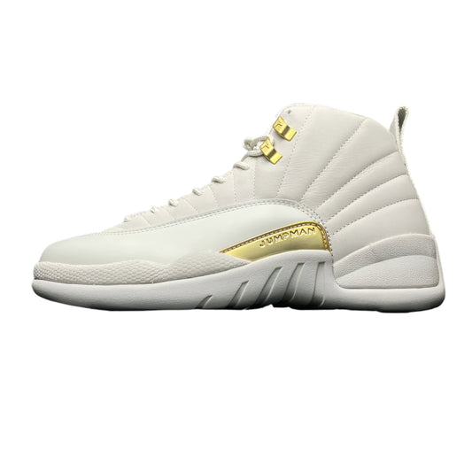 Nike Air Jordan 12 Retro Phantom Women’s Basketball Shoes – White/Gold