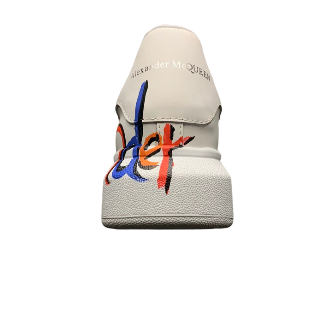 Alexander McQueen White Designer Sneakers