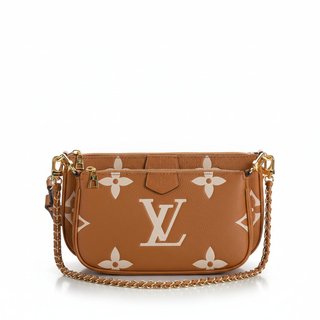 Multi Pochette Accessoires Empreinte Bicolor Bag – Hybrid Edition