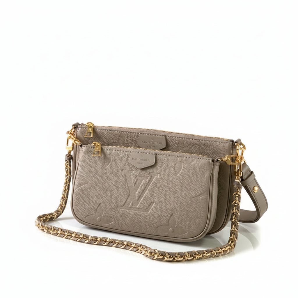 Multi Pochette Accessoires Empreinte Leather Bag – Classic Monogram