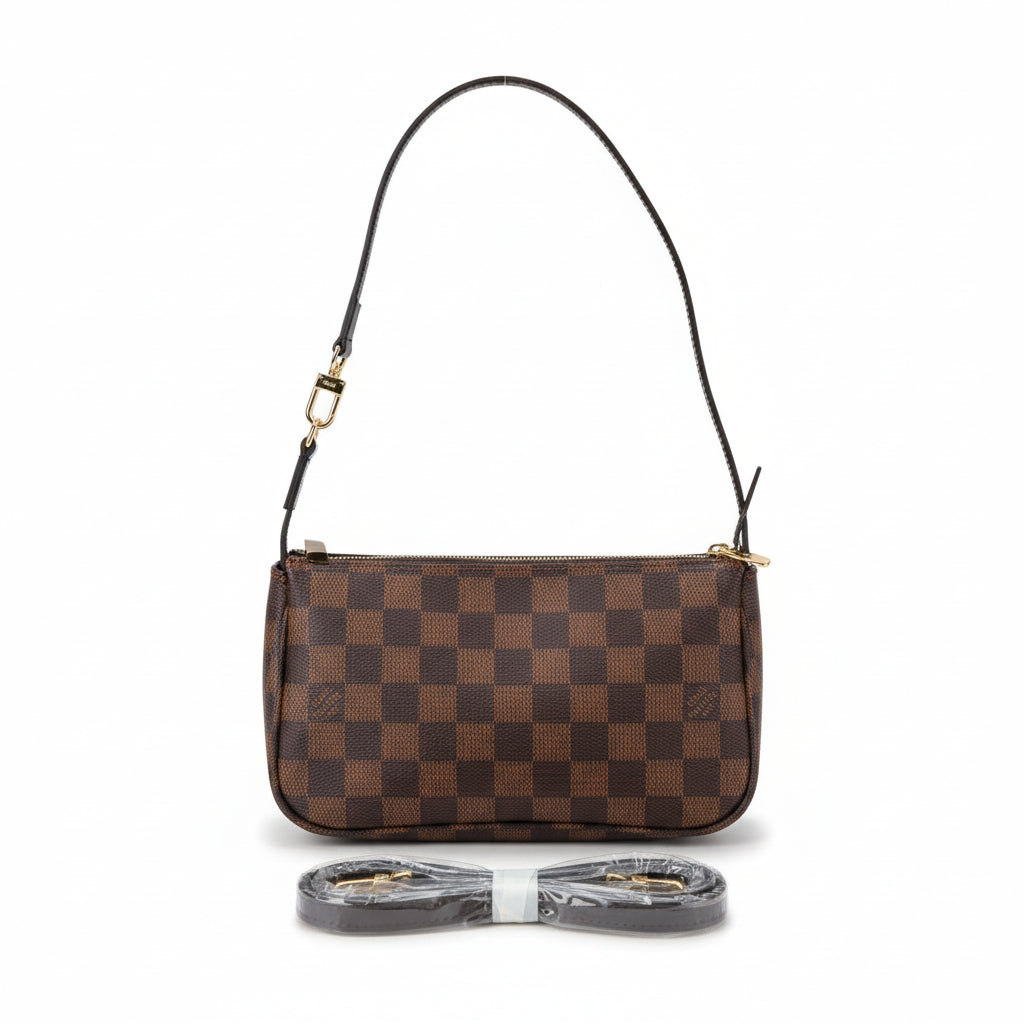 Pochette Accessoires Damier Ebene Bag – Classic Canvas Edition