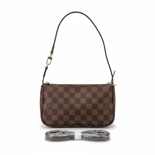 Pochette Accessoires Damier Ebene Bag – Classic Canvas Edition