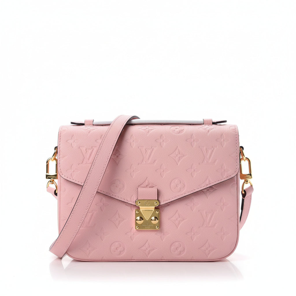 Pochette Métis Rose Poudre Monogram Empreinte