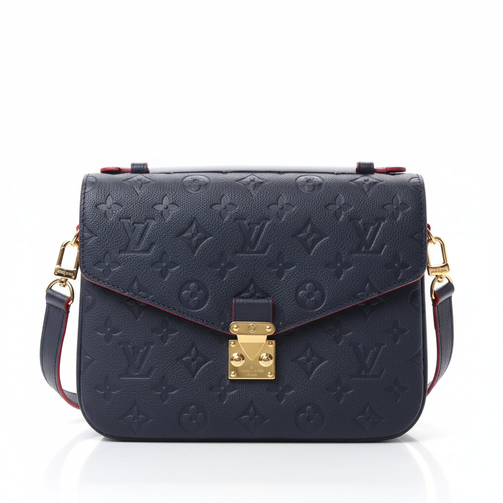 Pochette Métis Navy Blue Monogram Empreinte